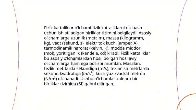 Ólchanadigan kattalikning sifat va miqdor tafsiflari 4