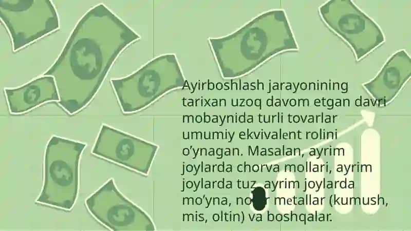 Pulning vujudga kelishi, mohiyati va vazifalari 4