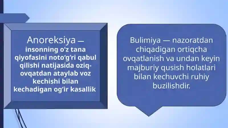 Anoreksiya. Bulimiya 4