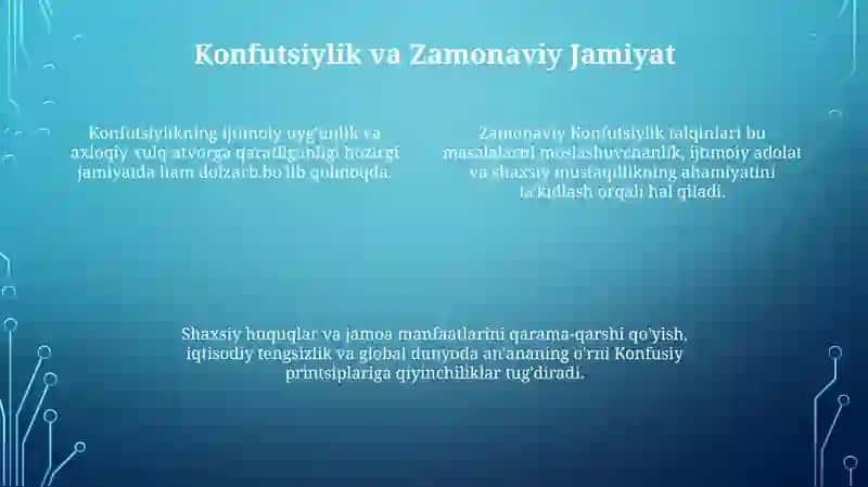 Konfutsiylik ta'limotida ijtimoiy-axloqiy masalalar 4