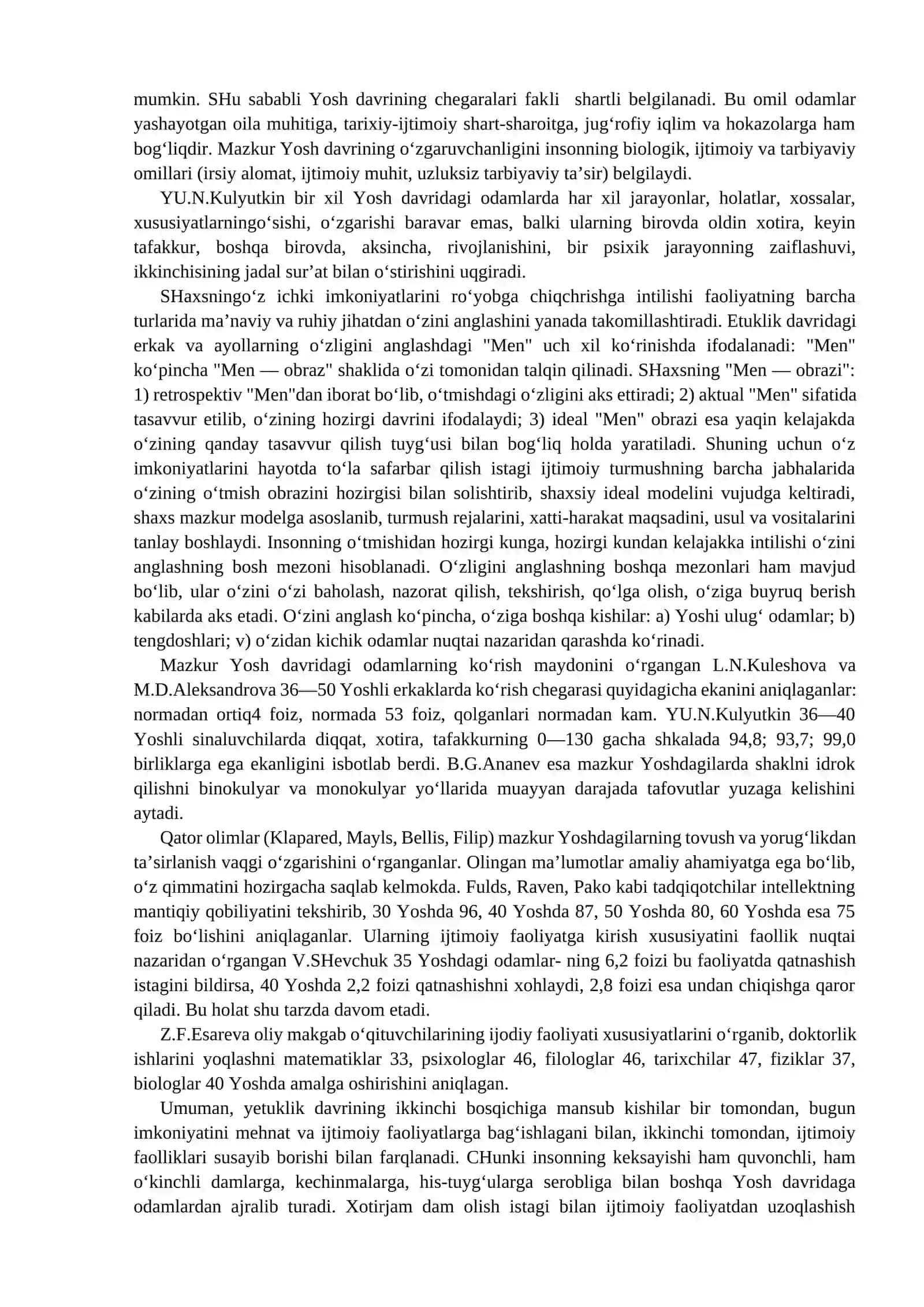 Yetuklik va keksalik davrining psixologik xususiyatlari 4