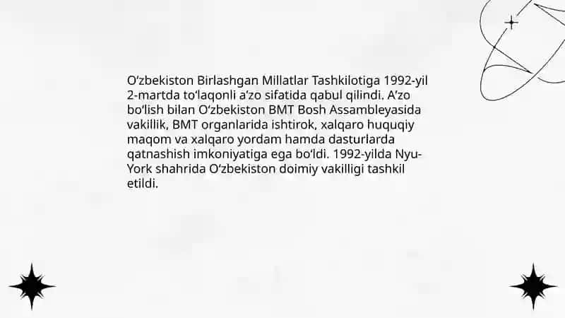 Oʻzbekistonda Jahon Hamjamiyat - Mustaqillikka Erishishning Dastlabki Yillari 4