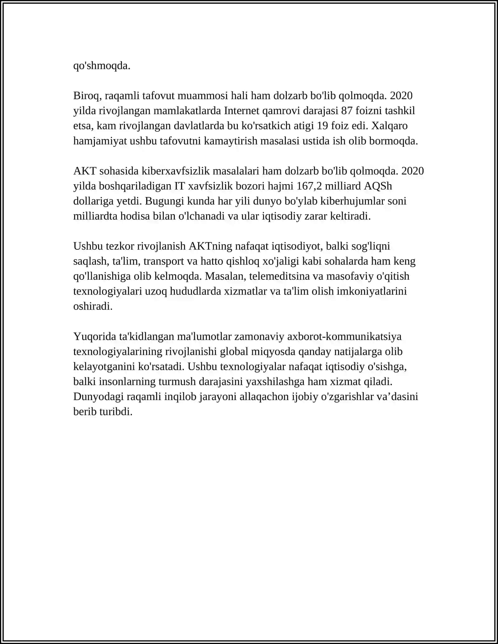 ZAMONAVIY AXBOROT- KOMMUNIKATSIYA TEXNOLOGIYALARI VA ULARNING DIDAKTIK IMKONIYATLARI 4