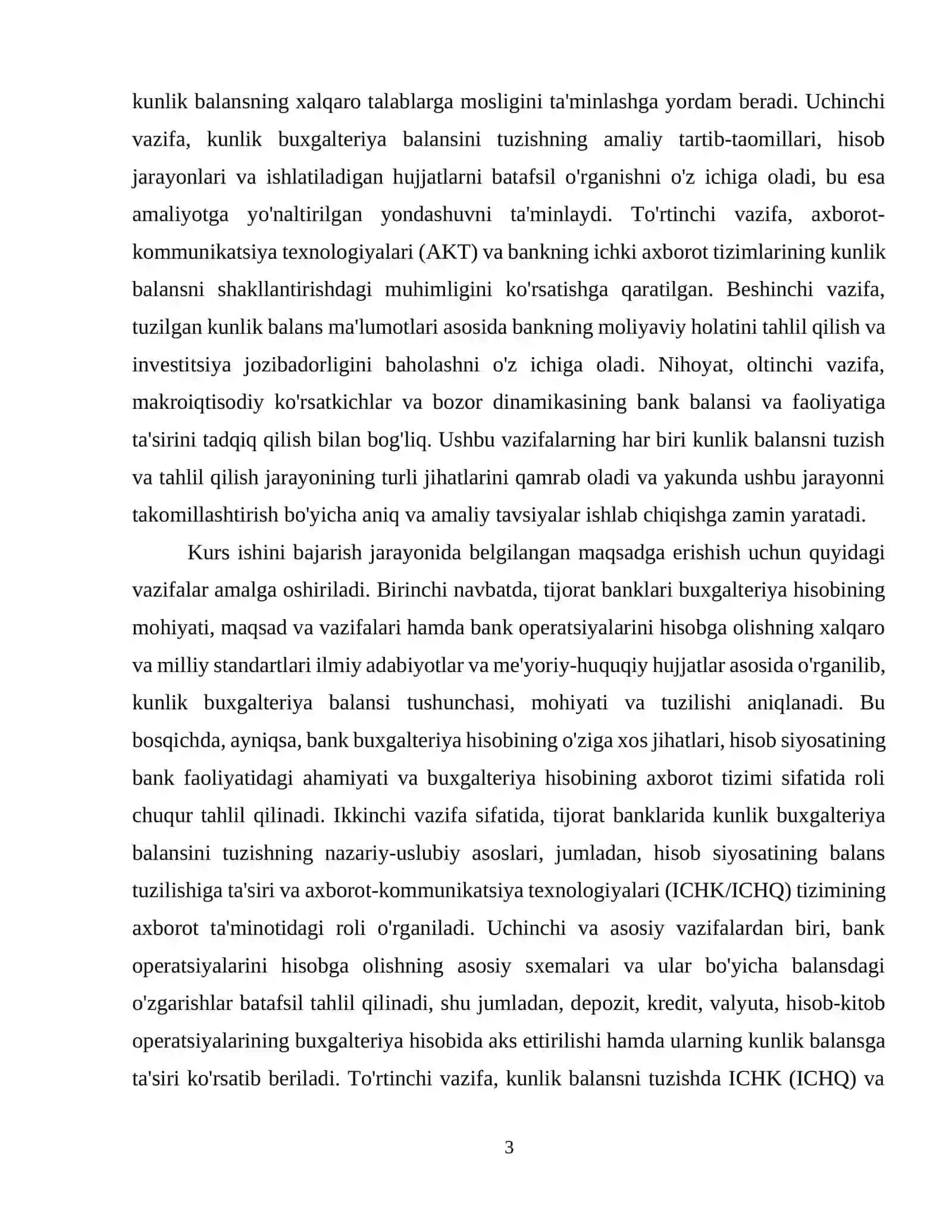 Tijorat bankida kunlik buxgalteriya balansini tuzish tartibi 4