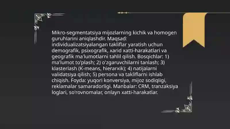 Mikromarketing 4