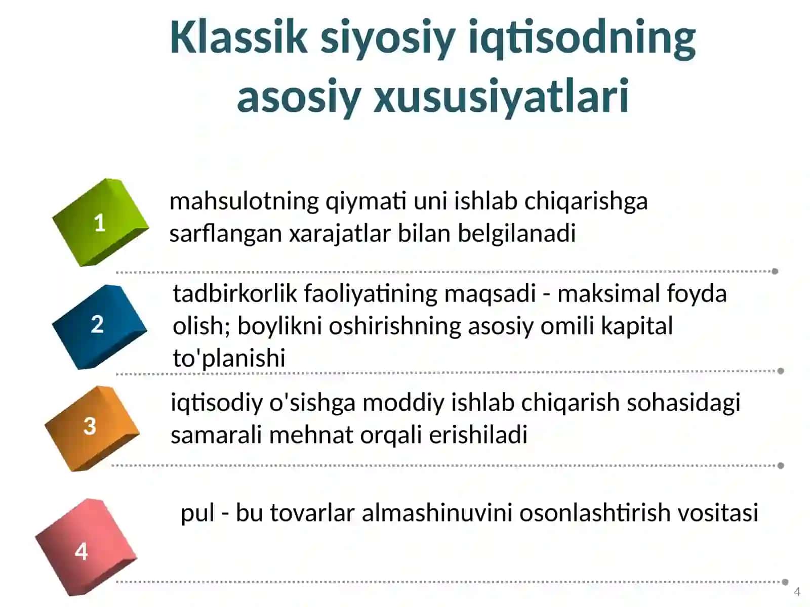 XVI-XVIII asrlar davri manufaktura davri 4