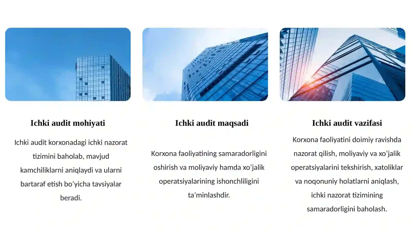 Ichki auditni o‘tkazish 4