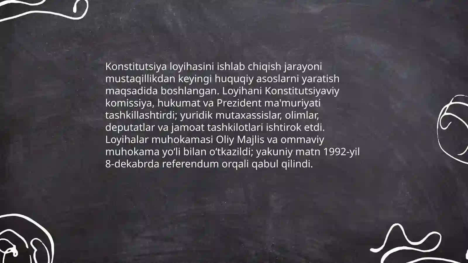 Mustaqil O‘zbekiston Respublikasi Birinchi Konstitutsiyasi va uning o‘ziga xos jihatlari 4