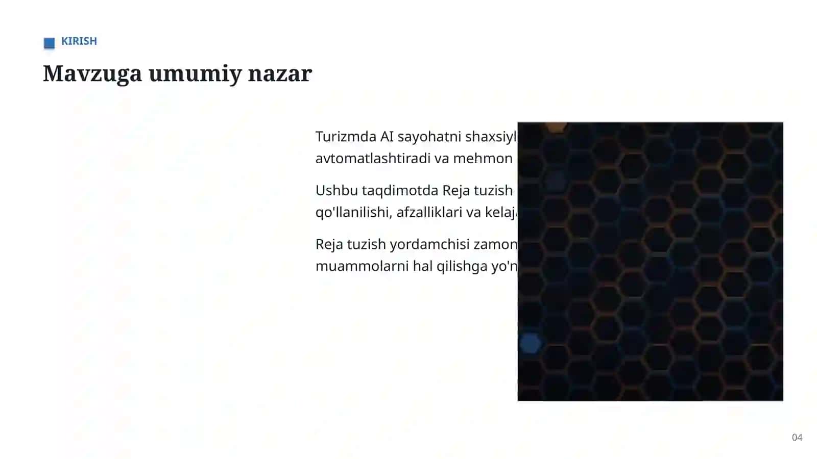 AI TURIZM VA MEHMONDO'STLIKDA 4