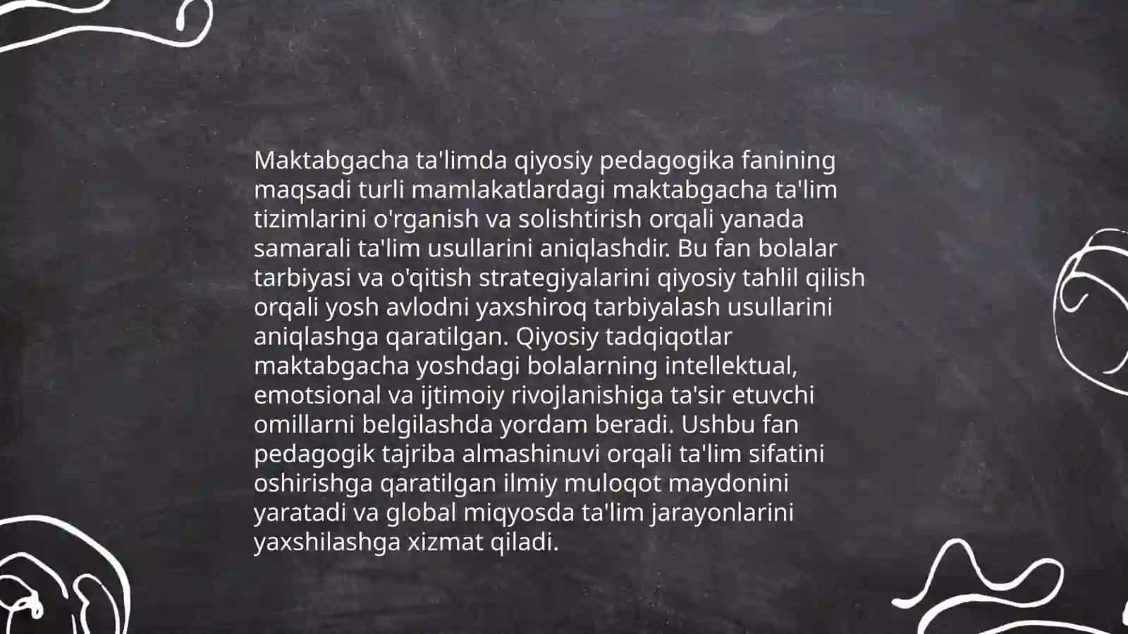 Maktabgacha ta'limda qiyosiy pedagogika 4