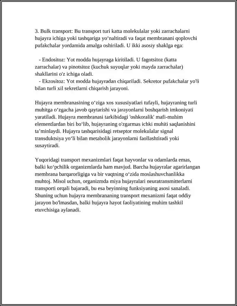 HUJAYRA TUZILISHI.HUJAYRA NAZARIYASI.HAYVON VA ODAM XROMOSOMALARINING MORFOFUNKSIONAL XARAKTERISTIKASI 4