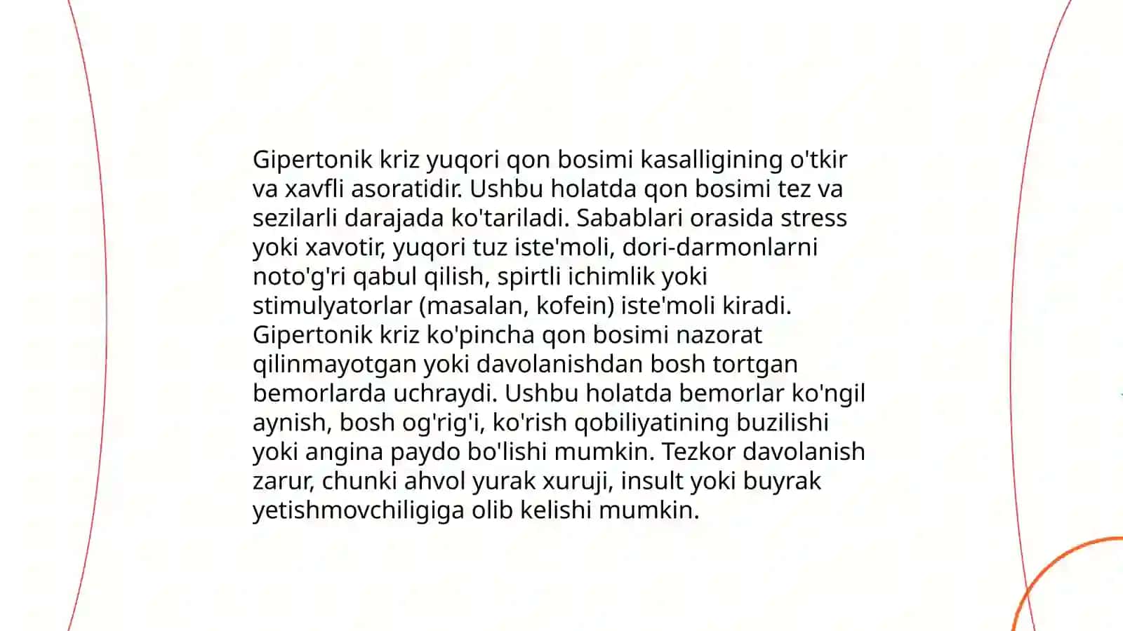 Gipertonik krizda birinchi tibbiy yordam 4