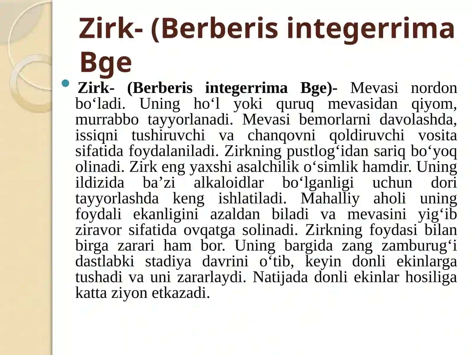 Tog‘ zonasi dorivor o‘simliklar biologiyasi va ekologiyasi 4