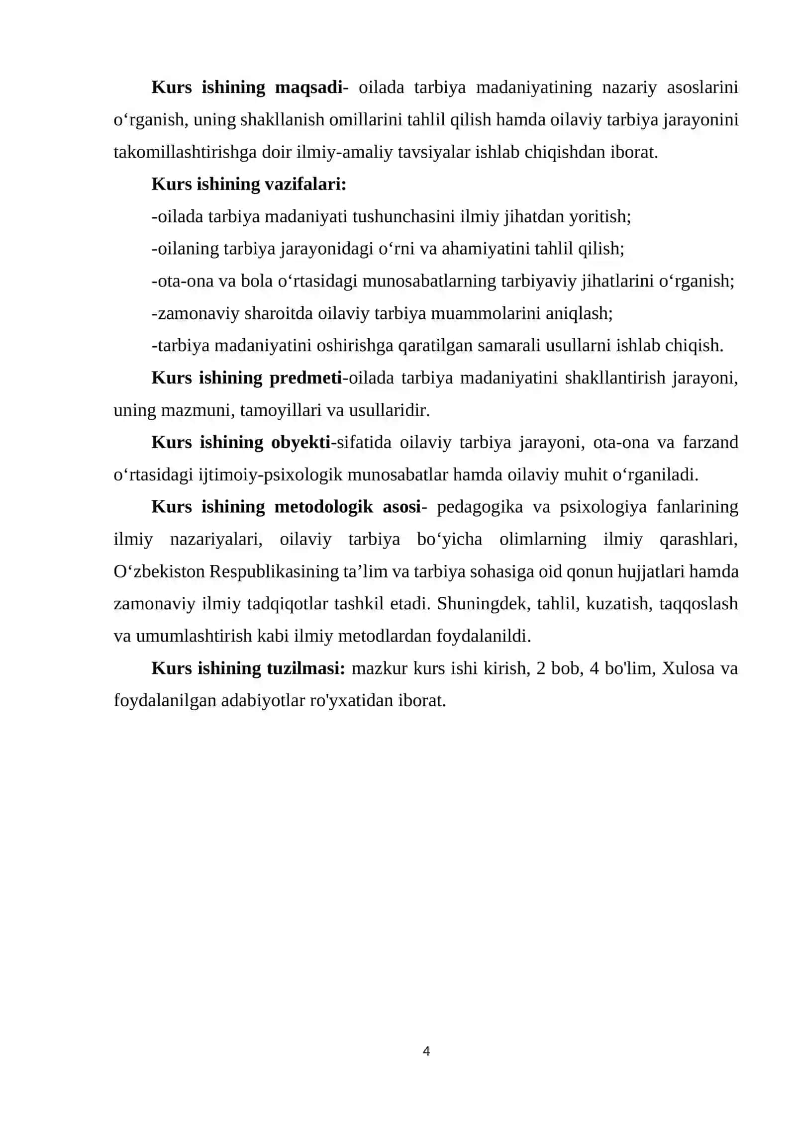 Oilada tarbiya madaniyati. 4