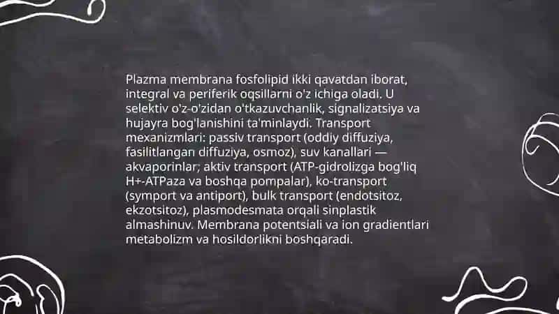 Oʻsimliklar evolyutsiyasi va hujayra biologiyasi (sitologiya) 4