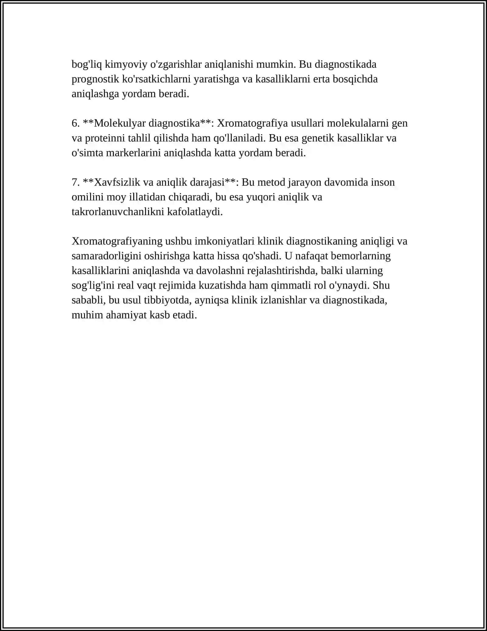 XROMATOGRAFIYANING TIBBIY IZLANISHLARDAGI IMKONIYATLARI 4
