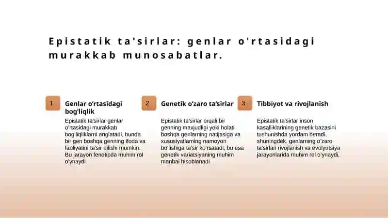 Genlarning polimer, epistatik, komplementar ta'siri 4