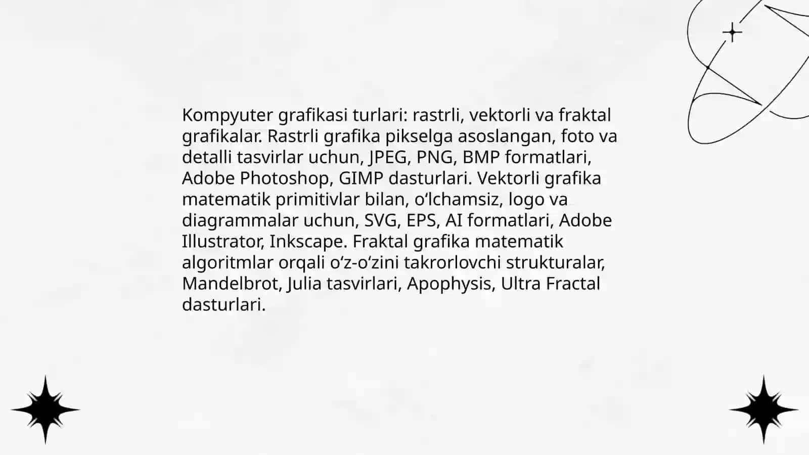 Kompyuter grafikasi va uning turlari 4