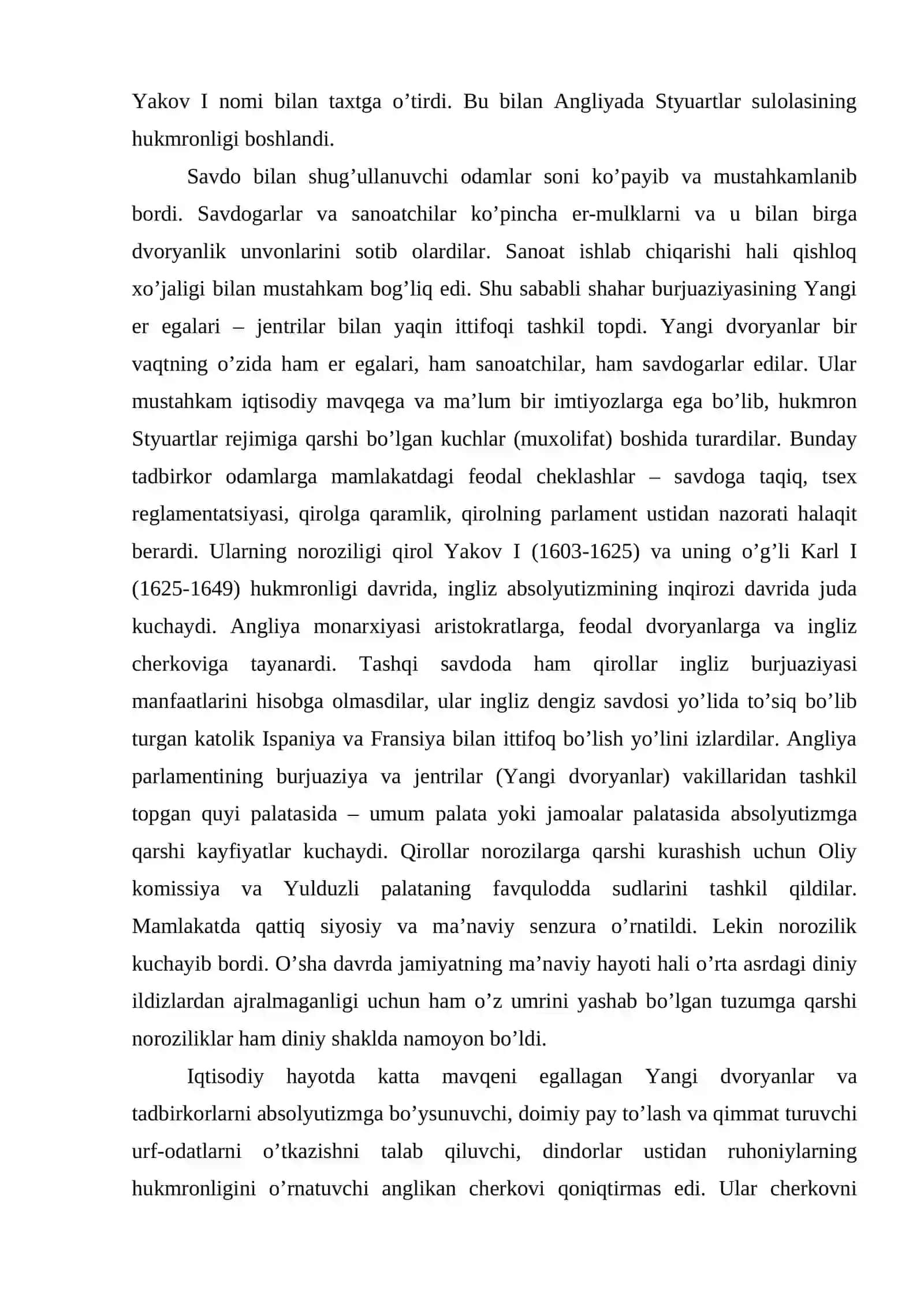 Buyuk Britaniya XVII - XX asr boshida 4