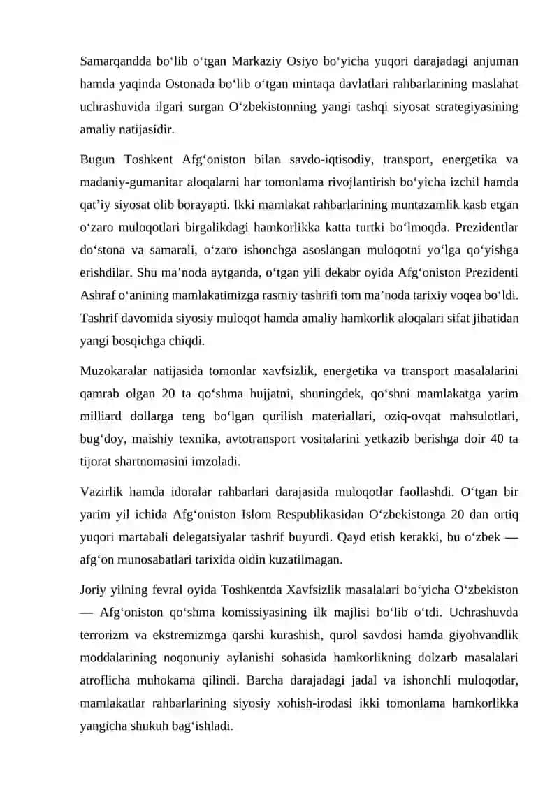 Milliy Xavsizlikni Ta’minlash Borasida Amalga Oshirilayotgan Ishlar 4