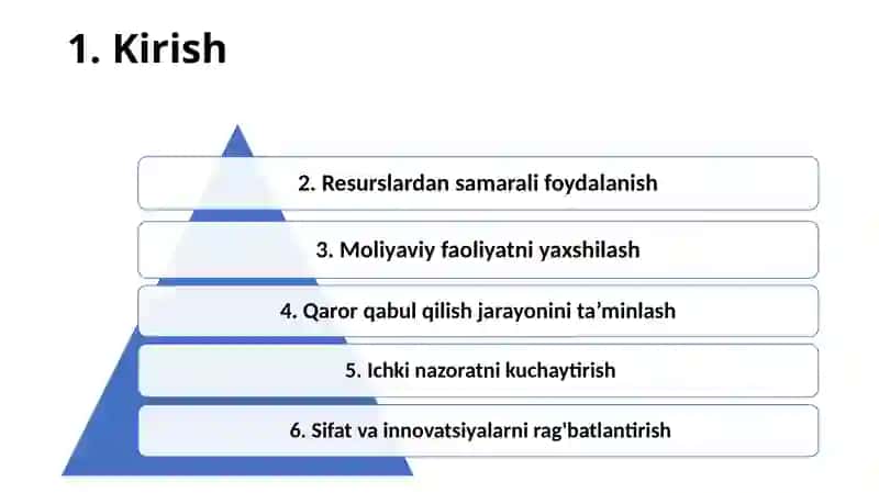 Ishlab chiqarish xarajatlarining auditining maqsadi 4