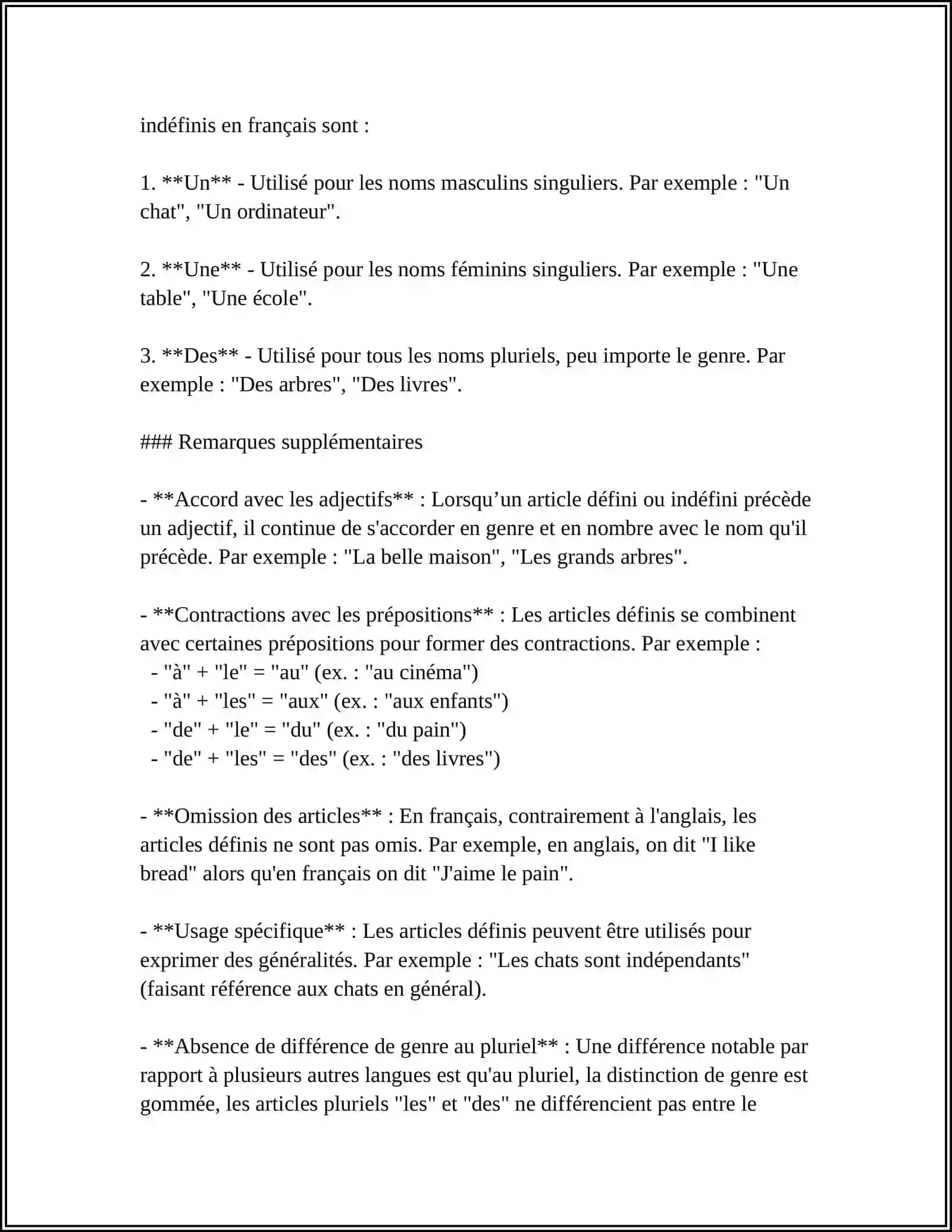 LE GRAMMAIRE FRANÇAISE. PROBLEMES DES PARTIES DU DISCOURS 4