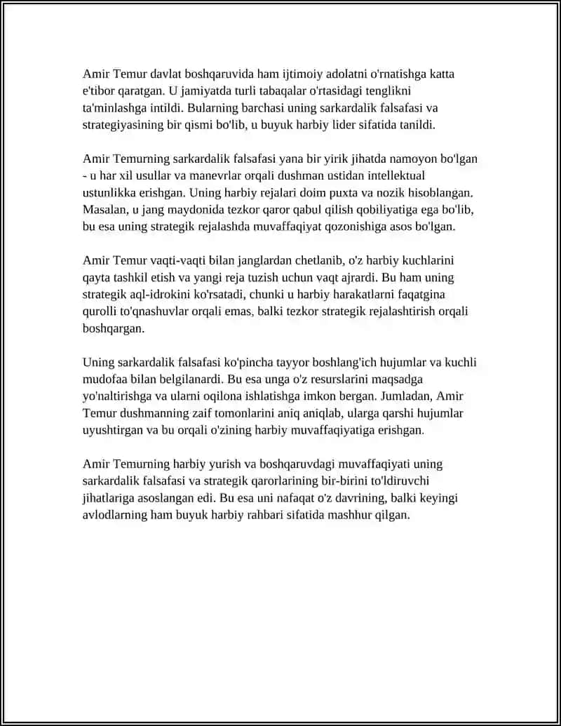 AMIR TEMUR BUYUK SARKARDA SIFATIDA 4