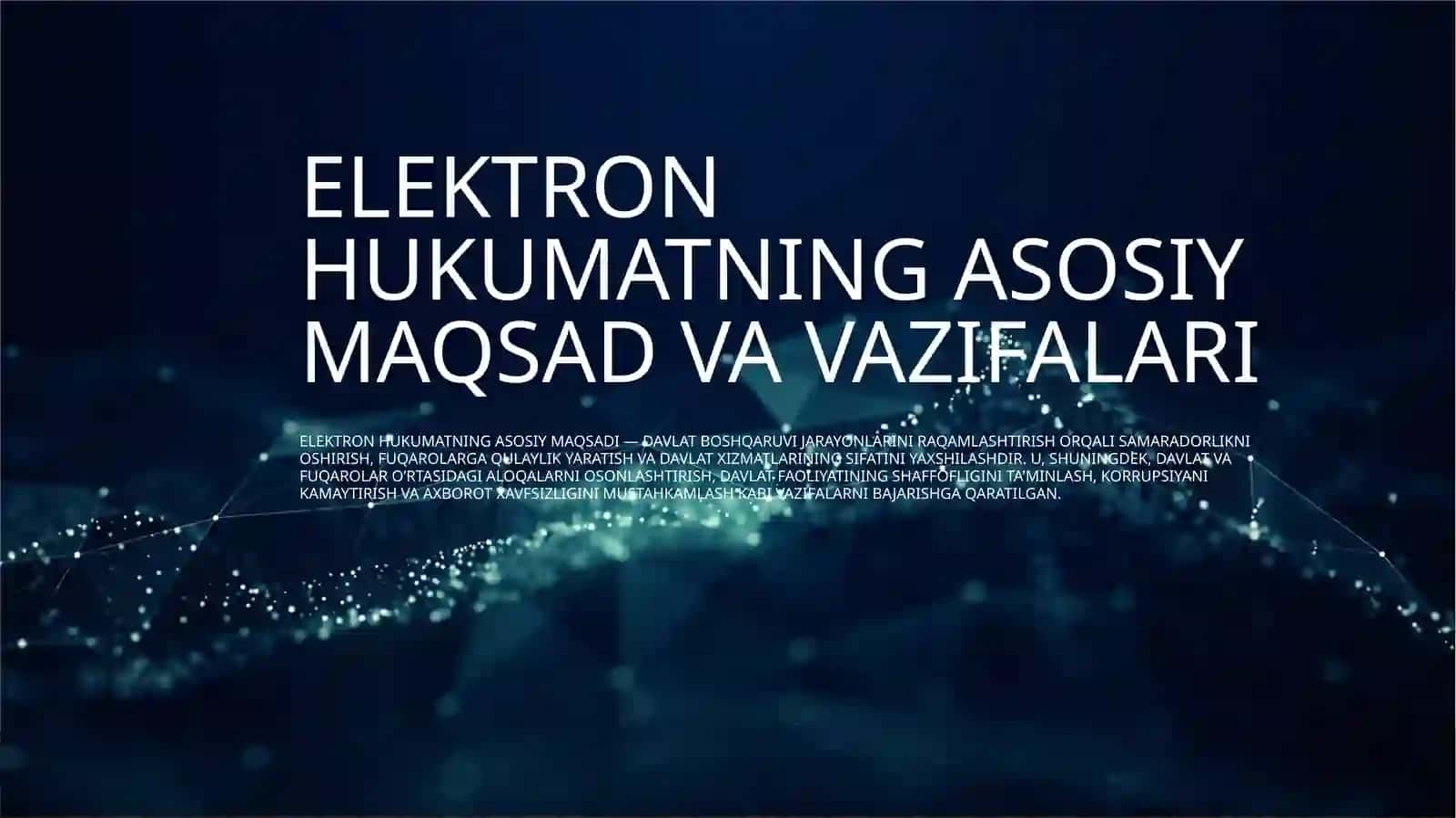 Elektron hukumatni joriy etishning jahon tajribasi 4