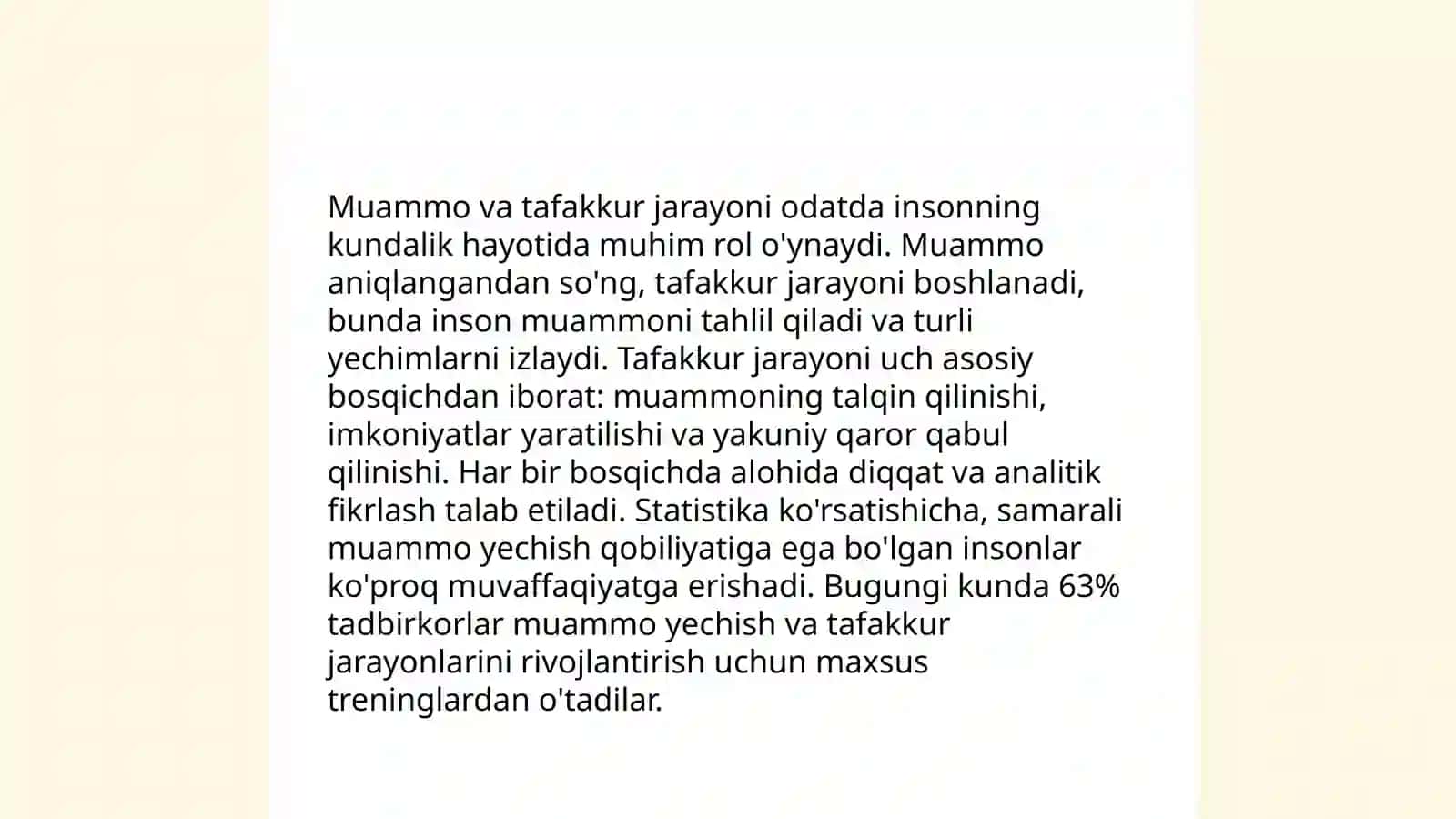 Muomma va uning tafakkur jarayonida tutgan oʻrni 4