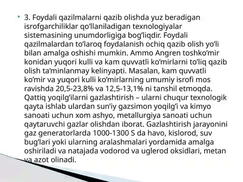 Neft-gaz sanoatikorxonalari dagi chiqindilar va ulardan samarali foydalanish muammolari 4