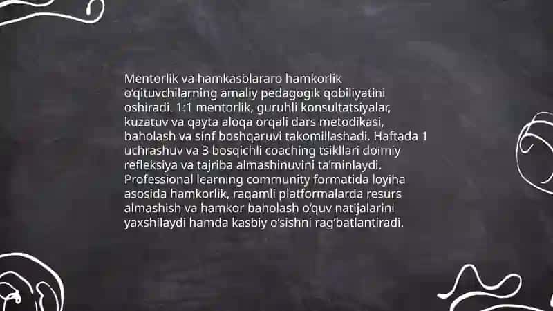 Hozirgi kunda o‘qituvchilar pedagogik qobiliyatini shakllantirish imkoniyatlari 4