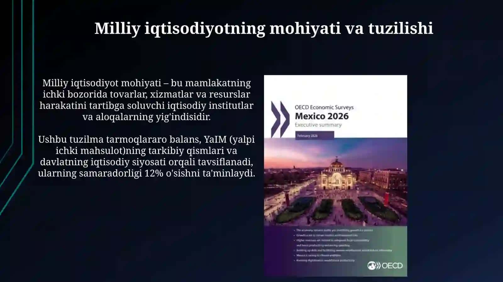 Milliy iqtisodiyotning qaror topishi va uning makroiqtisodiy koʻrsatkichlari 4