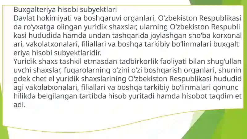 MOLIYAVIY HISOB FANIGA KIRISH 4