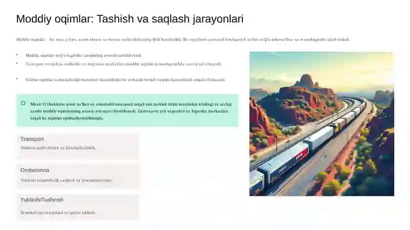 Logistikada asosiy oqimlar: Tushuncha va Muhimlik 4