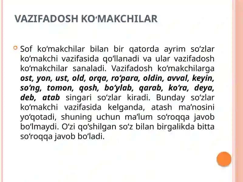 Yordamchi so‘zlar va ularning turlari 4