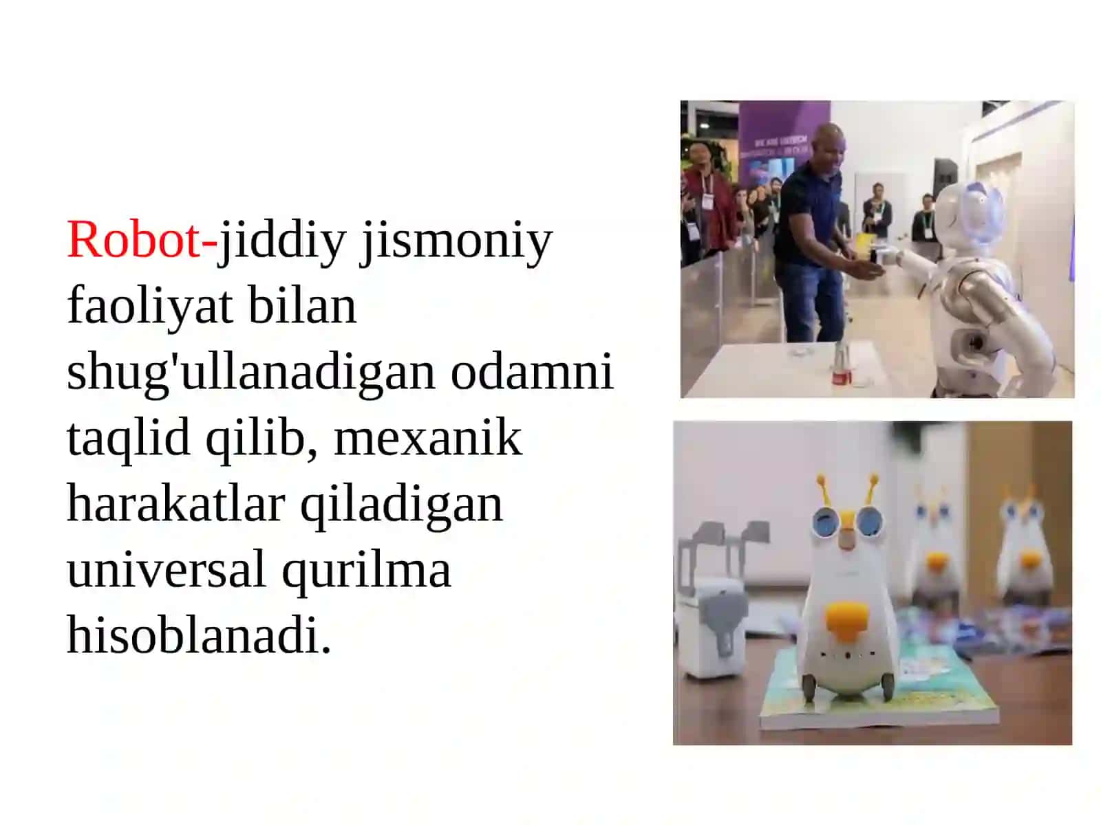 Innovatsion biznesda robottexnikalaridan samarali foydalanish 4