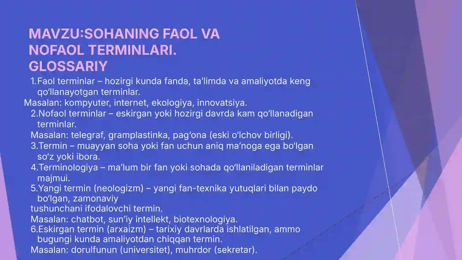 O‘ZBEK TILINI DAVLAT TILI SIFATIDAGI NUFUZINI OSHIRISH BO‘YICHA QILINAYOTGAN ISHLAR 4