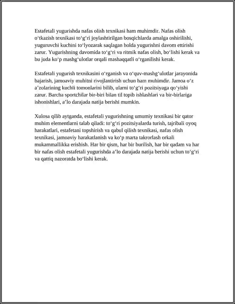 ESTAFETALI YUGURISH MASOFASINK TEXNIKASI 4