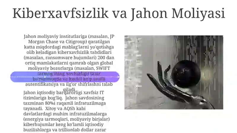 Kiberxavfsizlik va global xatarlarni boshqarish 4