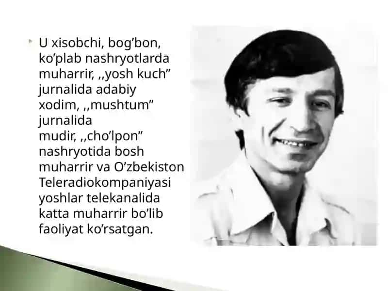 Anvar Obitjon bolalar shoiri va adibi va dramaturgi 4
