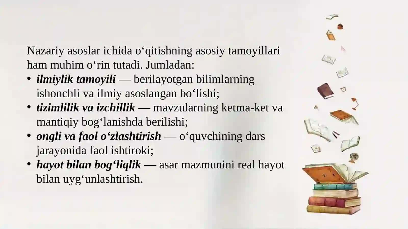 O'zbek adabiyotini umumta'lim maktablarida o'qitish metodikasi 4