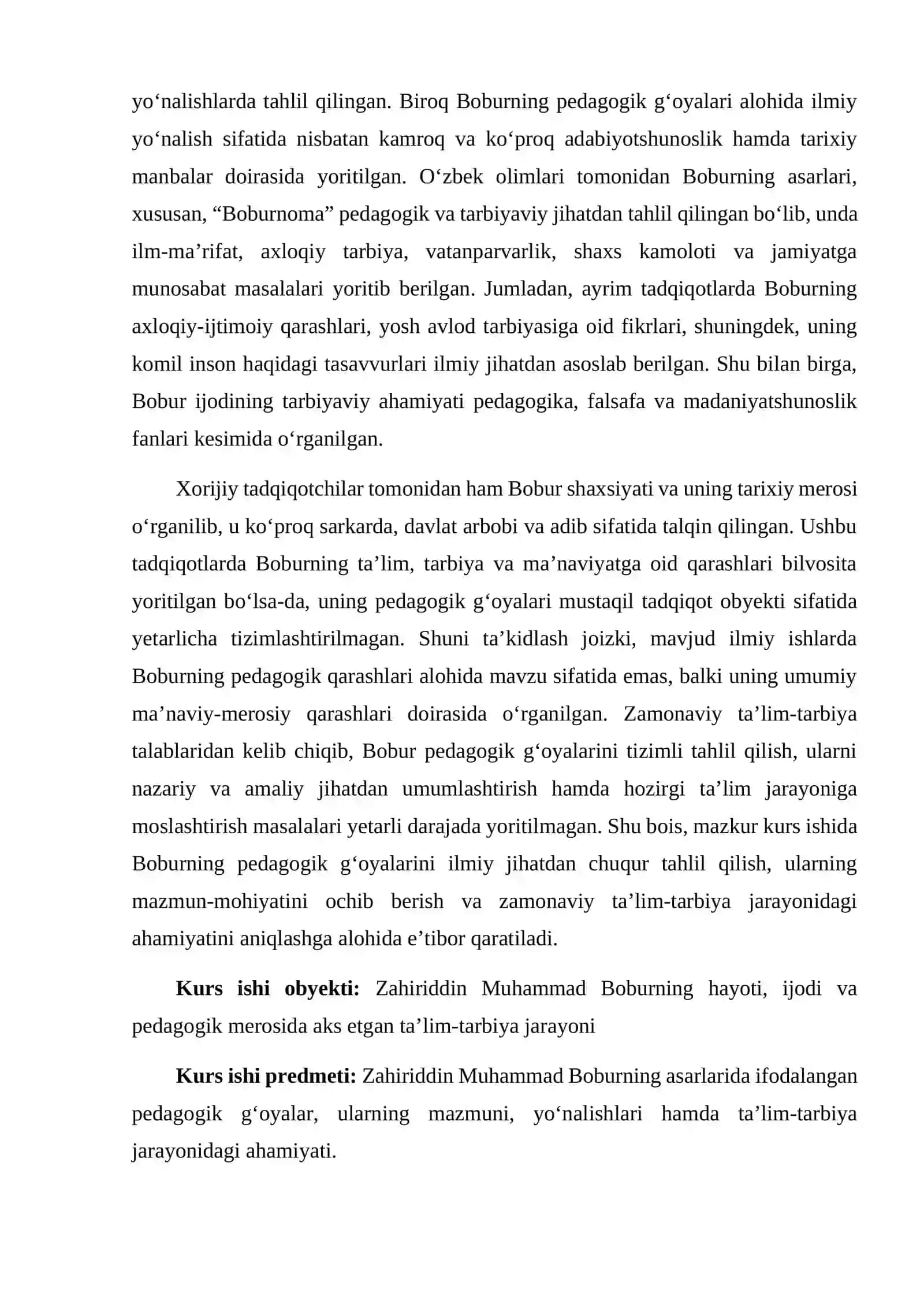 Zahiriddin Muhammad Bobuming pedagogik g’oyalari 4