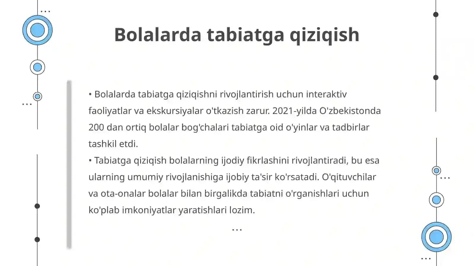 Ilk qadam davlat dasturida tabiat bilan tanishtirish mazmuni 4