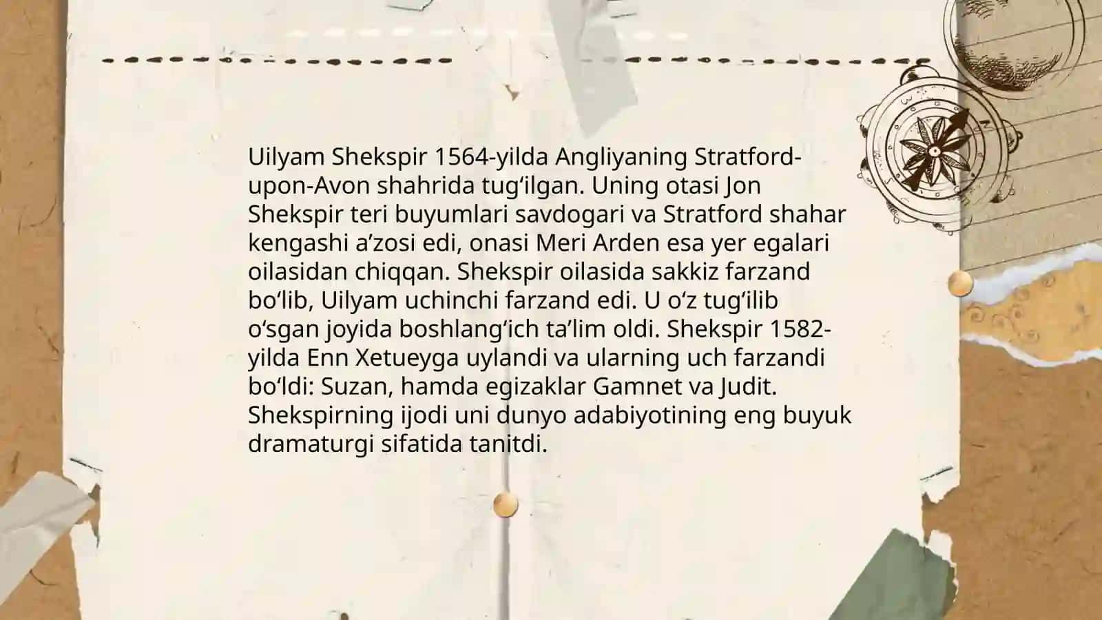 Willyam Shekspir hayoti va ijodi 4