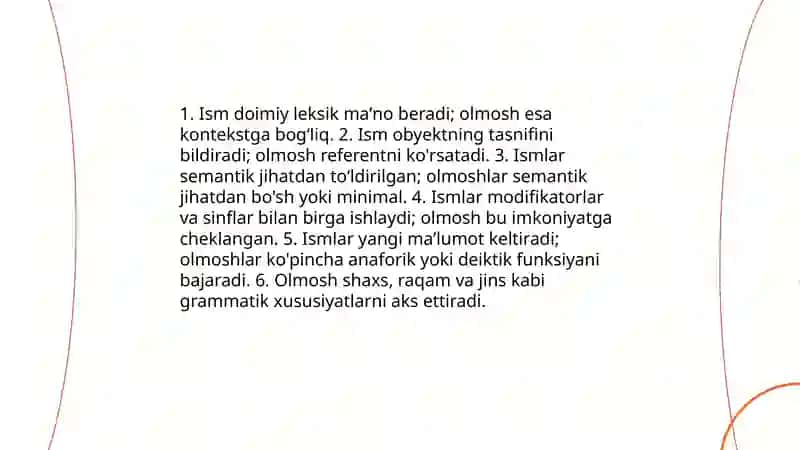 Olmoshning ta'rifi va ma'no turlari 4