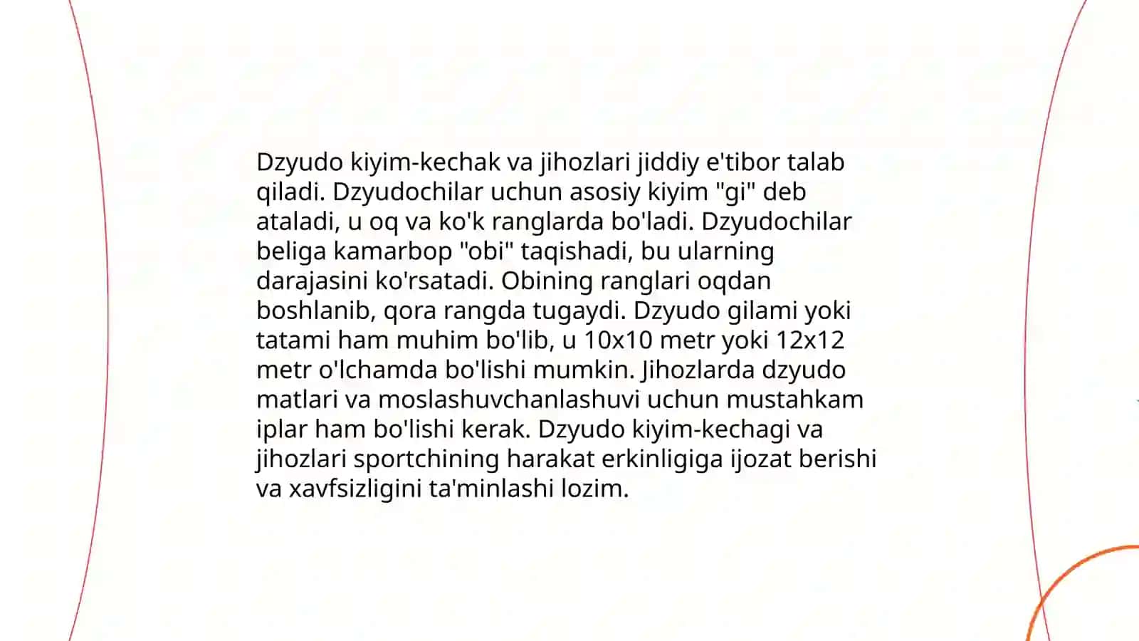 Dzyudo kurashida mashgʻulotlarni tashkil qilish 4