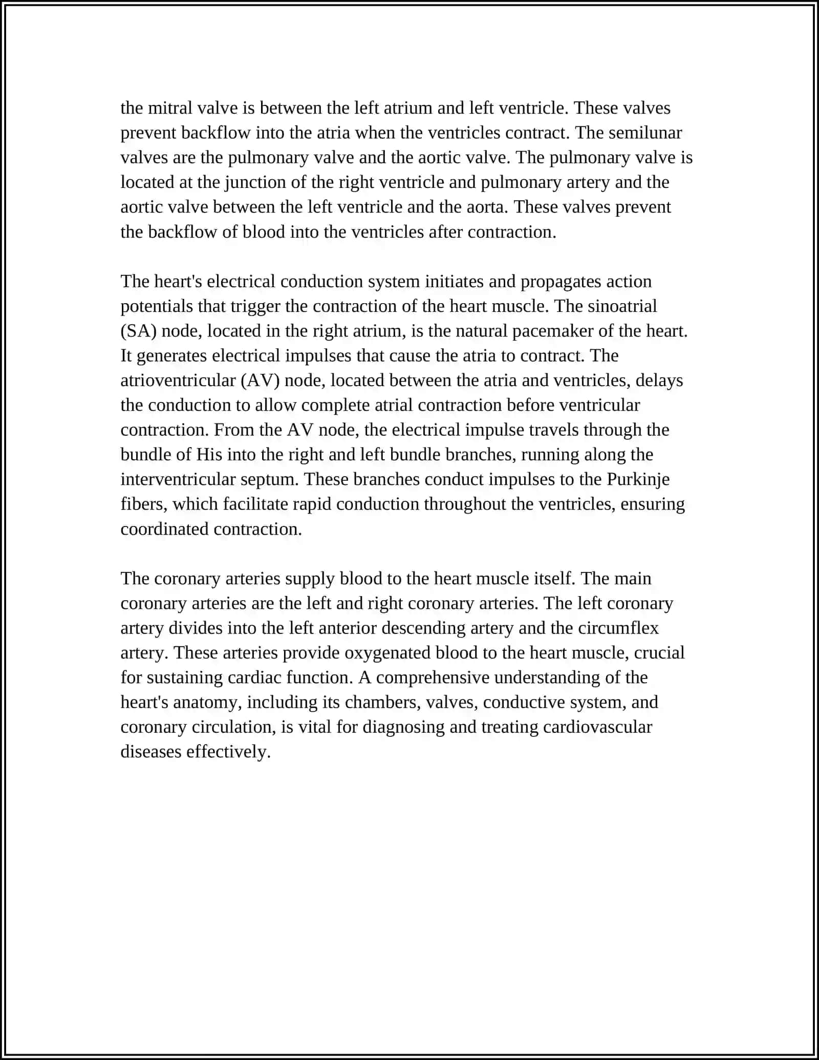 MUSTAQIL ISH: HEART AND VASCULAR SYSTEM 4