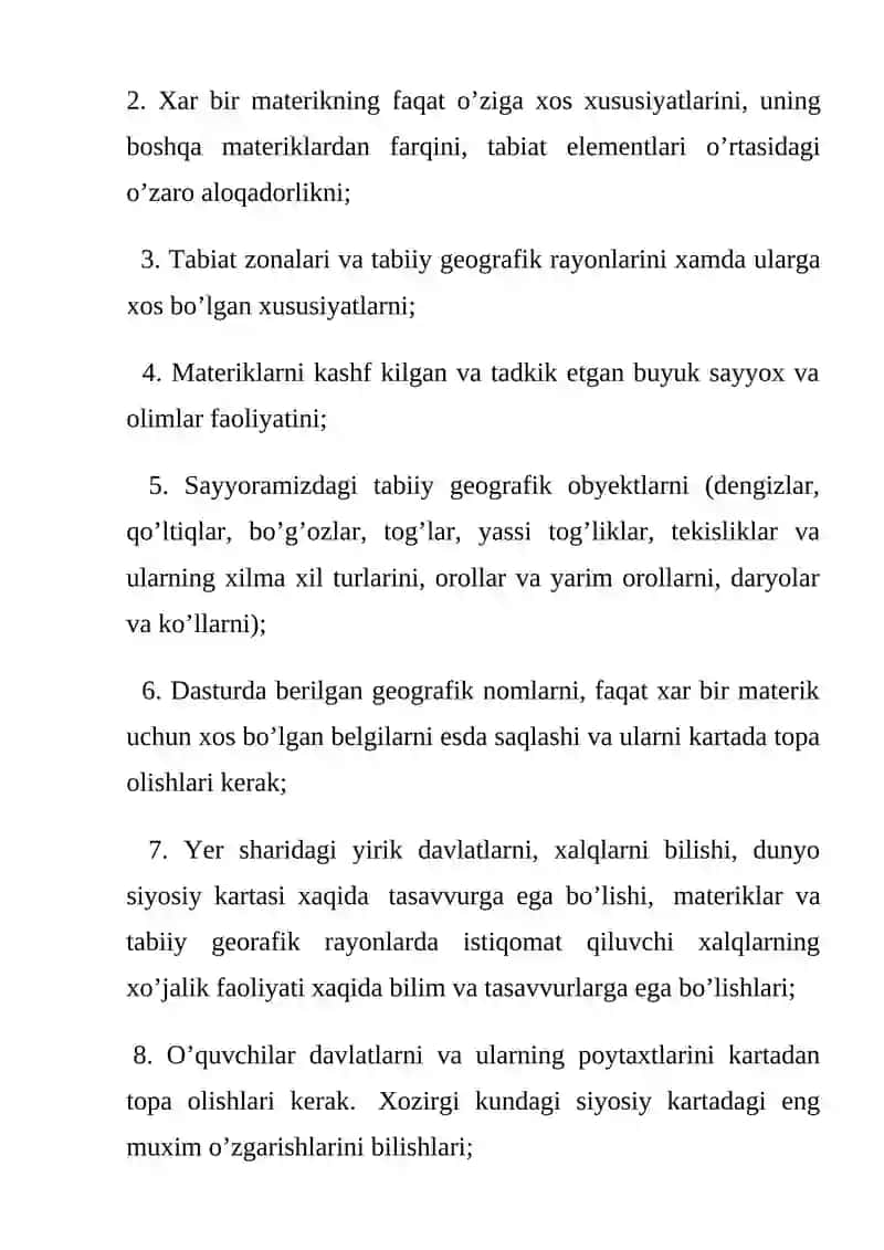 Tabiiy Geografiya Kursi 4