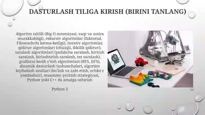 Algaritimlashtirish va dasturlash asoslari 4