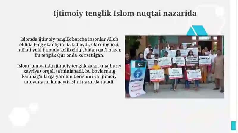 Islomda inson xuquqlari ximoyasi ijtimoiy tenglik adolat va tolerantlik 4